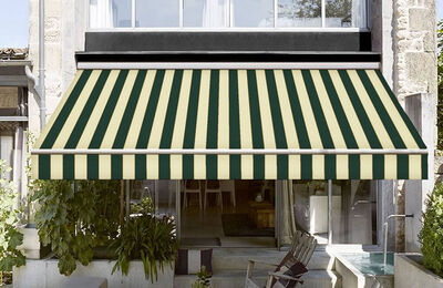 Corti Yeşil Çizgili Tentelik Kumaş 8000-426 - 2