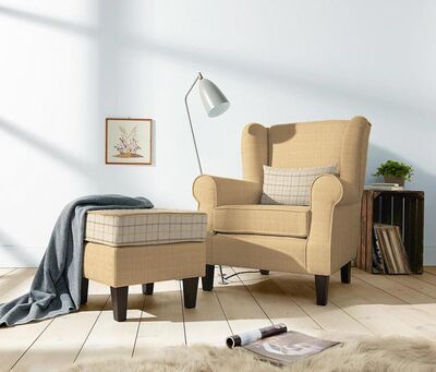 Döşemelik Keten Kumaş Liam Balıksırtı 50-2201 - 2