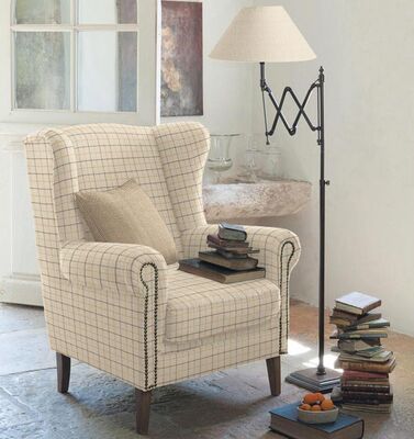 Ekose Döşemelik Keten Kumaş Liam 50-1100 - 2