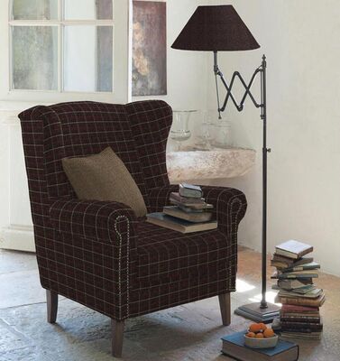 Ekose Döşemelik Keten Kumaş Liam 50-701 - 2