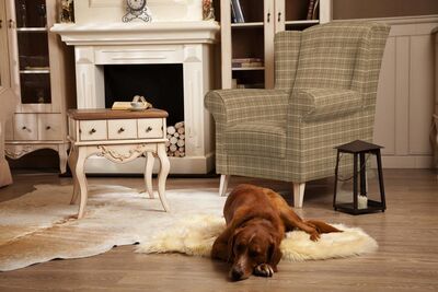 Ekose Döşemelik Keten Kumaş Liam 50-900 - 3