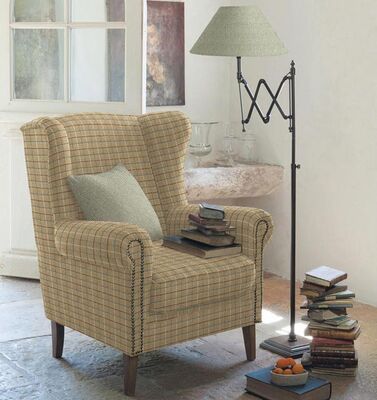 Ekose Döşemelik Keten Kumaş Liam 50-901 - 2