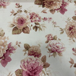 Keten Kumaş Papatya Çiçekli Şantuklu Keten