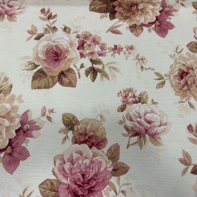 Keten Kumaş Papatya Çiçekli Şantuklu Keten - 1