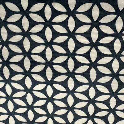 Pamuk Baskılı Keten Papatya Desenli Kumaş - 1