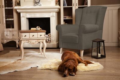 Pamuklu Döşemelik Koyu Gri Kanvas Kumaş 1026 - 2