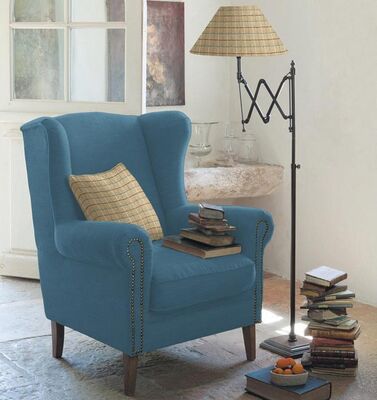 Pamuklu Döşemelik Mavi Kanvas Kumaş  1009 - 2