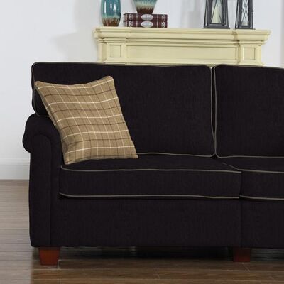 Pamuklu Döşemelik Siyah Kanvas Kumaş 1028 - 2