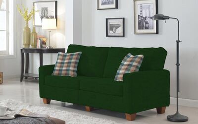 Pamuklu Döşemelik Yeşil Kanvas Kumaş 1016 - 2