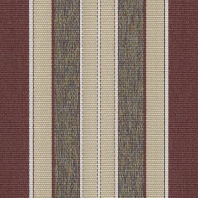 Sauleda Bordo Krem  Çizgili Tentelik Kumaş Marte 2121 - 1