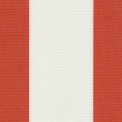 Sauleda Kırmızı Beyaz Çizgili Tentelik Kumaş Rojo -N 2212 - Thumbnail