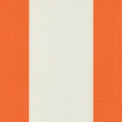 Sauleda Oranj Beyaz Çizgili Tentelik Kumaş Naranja-N 2052 - Thumbnail