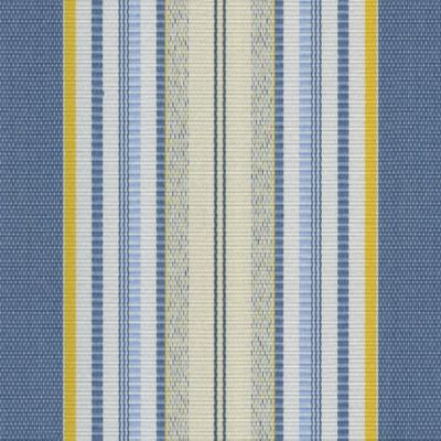 Sauleda Sarı Mavi Çizgili Tentelik Kumaş Miami  2702 - 1