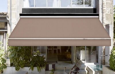 Sauleda Sütlü Kahve Tentelik Kumaş İntegral 2838 - 2