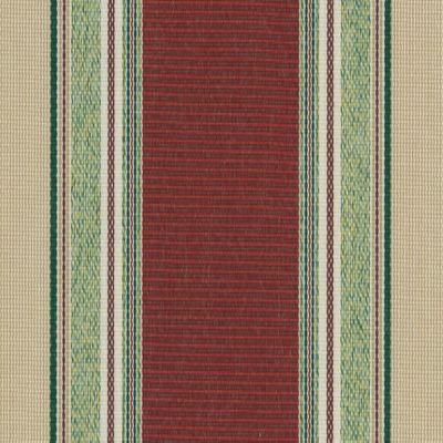 Sauleda Yeşil Bordo Çizgili Tentelik Kumaş  2566 - 1