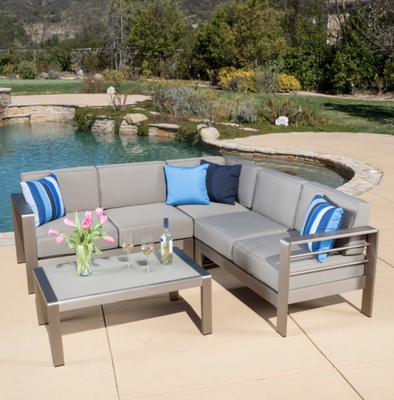 Sunbrella Solids Döşemelik Lead Chıne Sja 3756 137 - 2